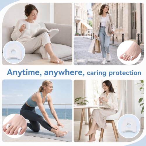 30Pcs Foam Toe Separators, Soft Bunion Corrector for Women Men
