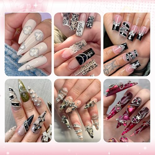 1-3MM Small Nail Beads Metal Caviar Beads Silver Nail Charms and Gems Ball - color: 14 Small Silver Nail Beads