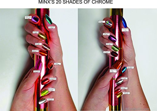 Minx Nails, Silver Chrome, Nail Wrap - color: Silver Chrome