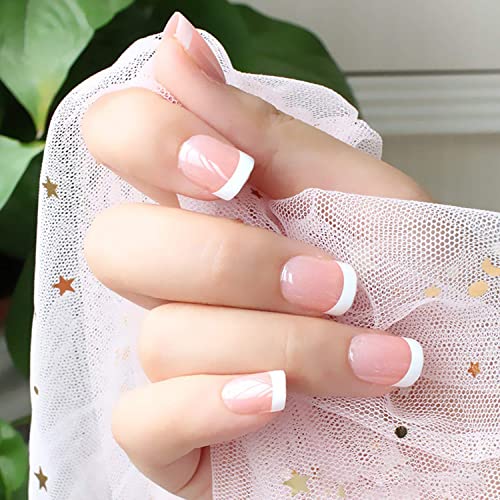2700 Pieces 90 Sheets French Tip Nail Guides Nail Stencils Self-Adhesive Nail Art Stickers Half Moon French Manicure Strips Nails Design Tool French Nail Sticker Nail Art Stencils - color: NO1