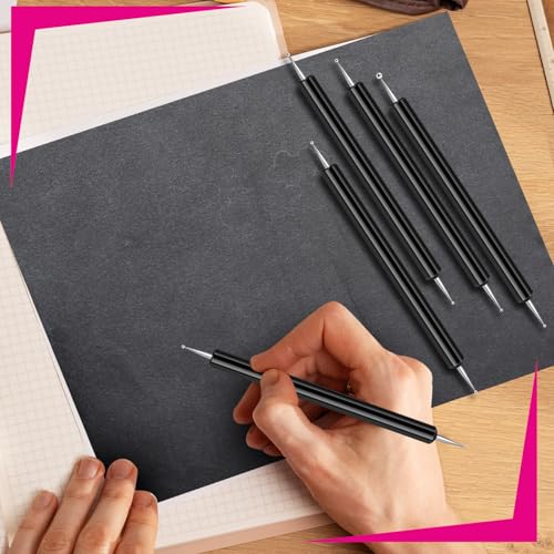 30Pcs Dotting Tools for Painting,Ball Embossing Stylus for Transfer Paper,Tracing Tools for Drawing