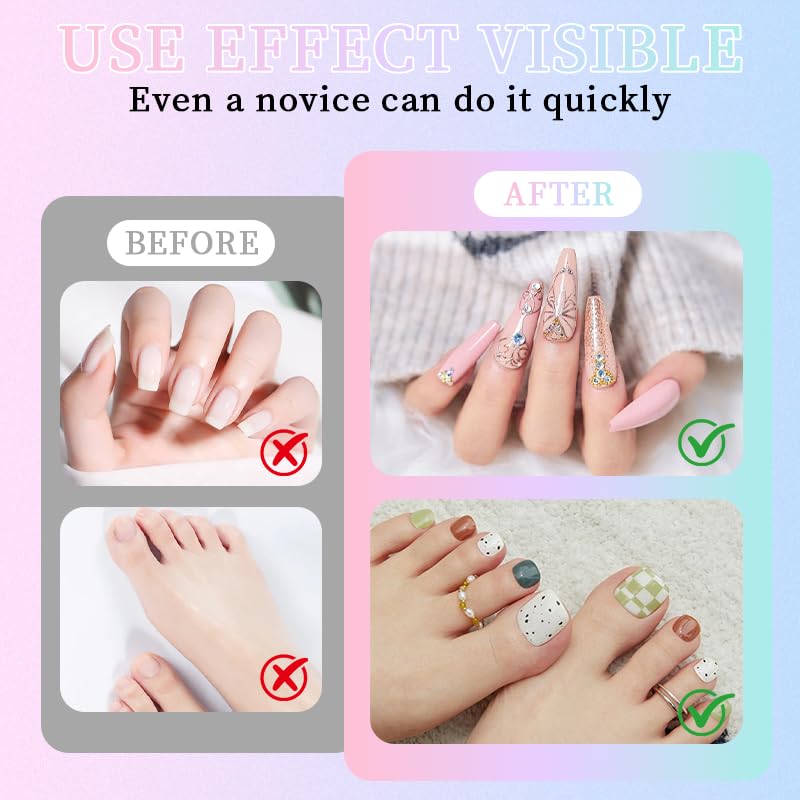 12 Colors Nail Art Pens Set – 3D Nail Art Marker & Polish Pens with Fine Liner Brush for Drawing, Painting & DIY Manicure Designs, Nail Art Beauty Tools Kit (1 Set)