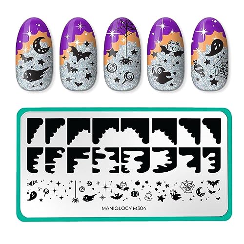 Maniology Boo-gie French Nail Stamping Starter Kit | Halloween Nail Art Set