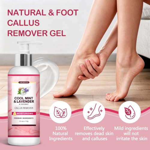 Aloe Lavender Foot Soak Set Salts Foot File Urea Cream Callus Remover