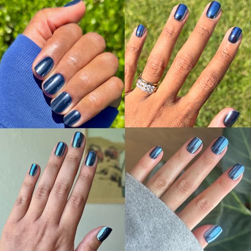 Olive & June Effects Super Stick Press-On Nails, Suited Chrome - color: Suited Chrome (Pack of 1)
