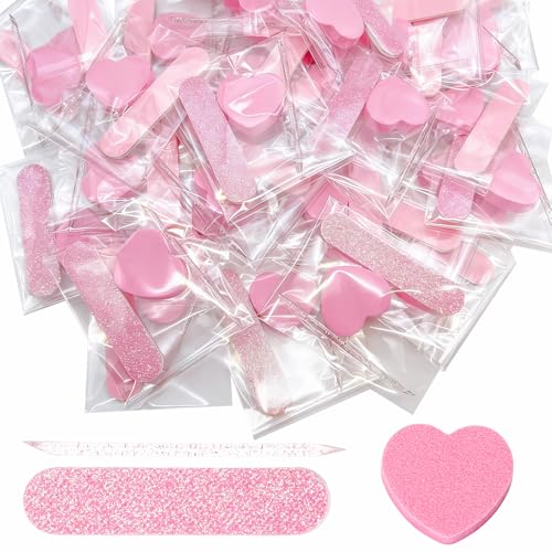Nail Kits 3-Piece, 30 Sets Individually Packaged Nail File Kit