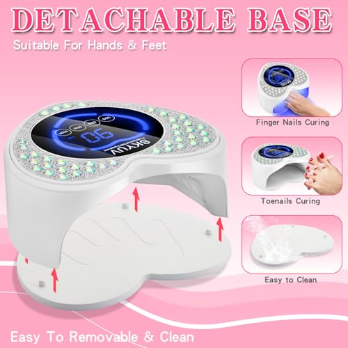 Rechargeable Cordless UV LED Nail Lamp for Gel Polish