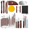 Amrules 31 Pcs Polymer Clay Sculpting Tools Kit for Adults, Red - color: Red-31Pcs