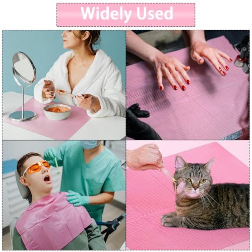 13" X 18" Disposable Nail Mats for Table Acrylic Nail Practice Sheet Clean Pads (13" X 18", 50, Count)