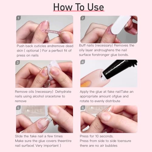 Curvlife 10g Semi-Solid Glue and 20ml Pinpoint Nail Glue Remover Kit - size: 0.25 Fl Oz (Pack of 2)