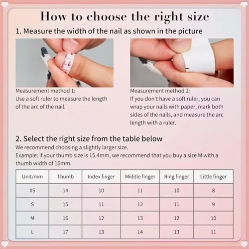 Press On Nails Medium Almond Shape - 3D Handmade Acrylic Gel Fake Nails with Glitter Designs, Reusable Thick Almond Nails for Women DIY Manicure Kit (10PCS, L Size, Easy Application) - color: 450, size: L