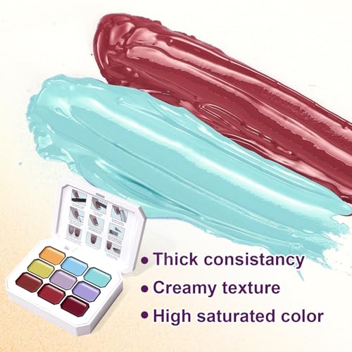 Gradient Painting Gel, 9 Colors OmbrePaint Gel Nail Polish - color: F Bechside Candy