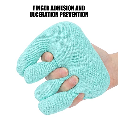 Finger Contracture Cushion Cone, Hand Grip Aid with Finger Separator, Palm Support for Arthritis, Stroke, Elderly Hand, Soft Breathable Grabbing Pad Protector