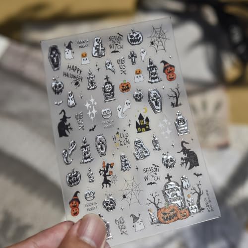 Halloween Nail Stickers for Nail Art - color: Color-12