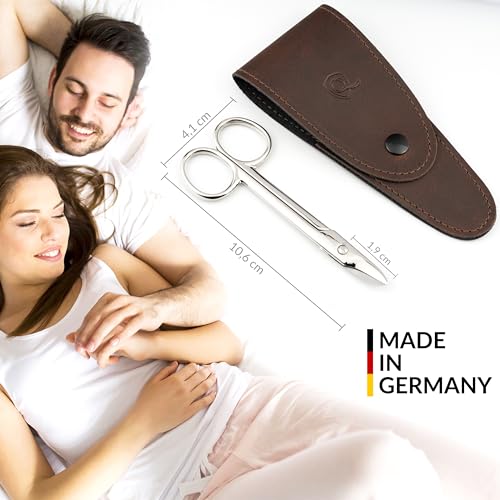 marQus - Toenail Scissors made in Germany - for precise cutting of thick nails, suitable as pedicure tool, with Premium Storage Case - color: Toenail Scissors