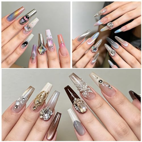 Sandwich Nail Dual Forms, 256PCS Acrylic Polygel,Stiletto