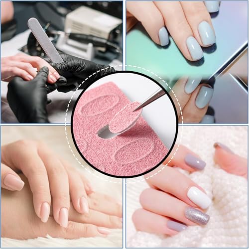180 Grit Sandpaper Sheets Dual Ended Nail Cuticle Pusher Cuticle Cutter
