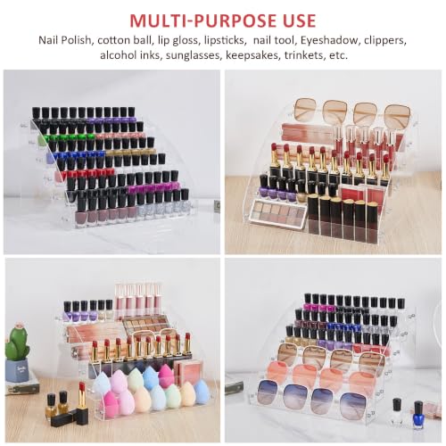 KINGROW Nail Polish Organizer, Acrylic Paint Display for table 6 Tier - size: 6 Layers