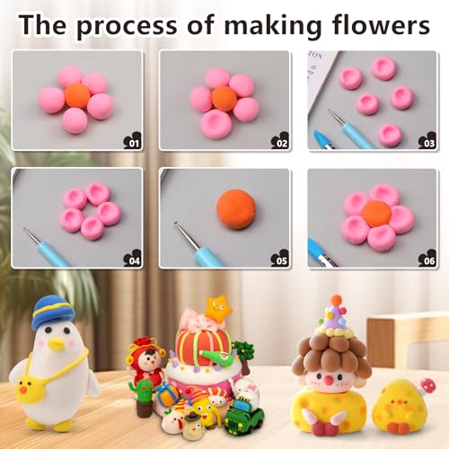 10 Pcs Silicone Clay Tools, Silicone Sculpting Tools, Polymer Clay Tools - color: Color C