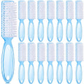 Patelai 15 Pieces Nail Brush Handle Grip for Fingernail Toe Scrub Cleaning - color: Blue