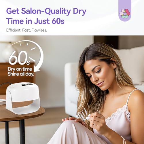 SAVILAND Adjustable Nail Polish Dryer for Regular Nail Polish - color: White-big