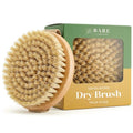 Bare Botanics Dry Brushing Body Brush for Lymphatic Drainage - size: 4-inch