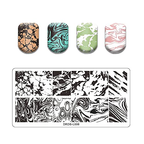 VNC 21 Pcs Nail Stamp Plates Set 16 Plate 2Stamper and 2 Scraper 1storage Bag Nails Art Stamping Plate Scraper Stamper Set Leaves Flowers Animal Nail Plate Template Image Plate Set