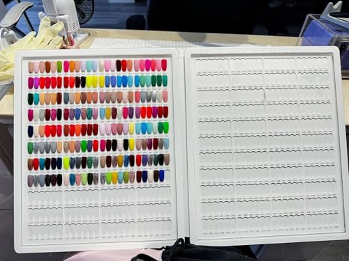 Acycoin2A 528 Nail Gel Polish Display Chart Acrylic Nail Art Sample Book - size: Extra Large