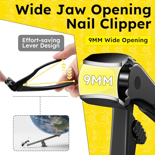 Toenail Clippers for Seniors, Angled Head Large Toe Nail Clippers for - size: Angled Head 1pc