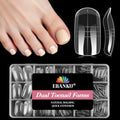300 Pcs Toe Dual Nail Forms for Poly Extension Gel - color: 300P Toe Dual Nail