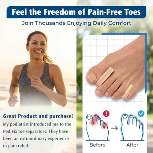 Pedifix 3-layer Toe Separators, 6-Count - size: 6 Piece Assortment