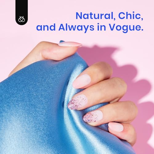 Beetles Gel Nail Kit Almond, 504Pcs Pre Shaped Clear Extra Short Almond - color: Extra Short Almond 500pcs (Clear Kit)