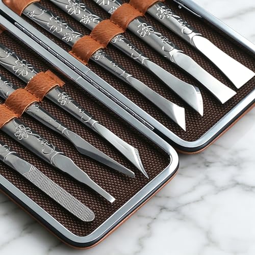 Professional 8PCS Pedicure Tools, Callus Remover Kit for Feet, Women & Men