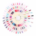150 Tips 3 Knots Nail Art Display Board Nails With Ring Salon Tool Makeup Chart Color Sample Practice Fan Nail Polish Display