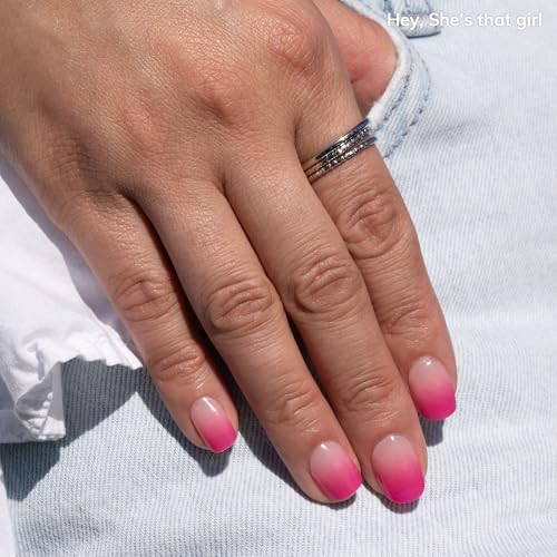 Heyhae Semi Cured Gel Nail Strips - Hey, She’s that girl - color: Hey, She’s that girl