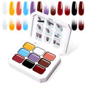 Gradient Painting Gel, 9 Colors Ombre Gel Nail Polish - color: Victorian Oddity Color
