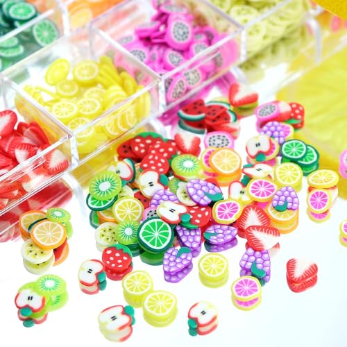 1 Box 12 Color Holographic Fruits Nail Glitter Strawberry Watermelon Nail Sequins 3D Red Green Nail Flakes Sparkly Powder Flakes Shiny Nail Glitter Colorful Nail Sequins Glitter for Nails Art 12 Grids - color: Color 18