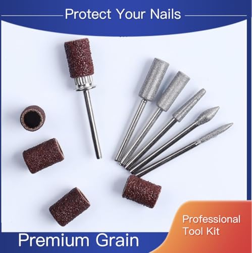 SIGNI Professional Nail Drill Bit Set - Pack of 2 Sets | Premium 3/32''(2.35mm) Nail Bits for Acrylic & Gel Nails | High-Quality Nail Art Tools for Salon Use - Standard Size, 2 Boxes