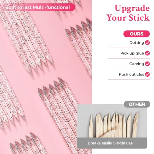 20 Sets 7-in-1 Press On Nail Prep Kit, Nail Prep Application Disposable Kit - color: Black