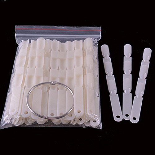 150 Tips 3 Knots Nail Art Display Board Nails With Ring Salon Tool Makeup Chart Color Sample Practice Fan Nail Polish Display