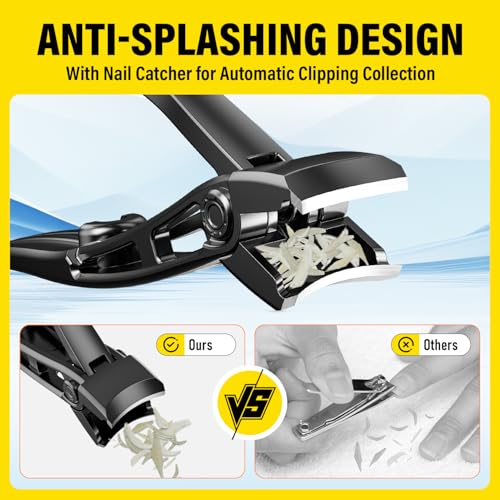 Ultra Wide Jaw Opening Nail Clippers Set, Extra Long Handle Toenail Clipper - size: Wide Jaw 1pc