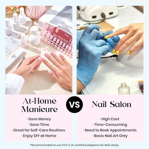 Beetles Press On Nails Kit - Medium Almond French Tip Nails Kit, 224 Pcs - color: A - Fruity French - Medium