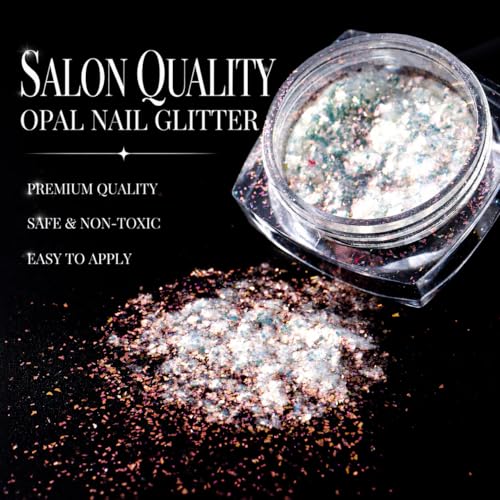 18 Colors Mermaid Pearl Chrome Powder for Nails Holographic Iridescent - color: F-099 Set