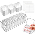 13Pcs Press on Nail Storage Box with 1 Storage Box, Nail Display