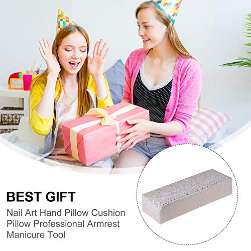 Beaupretty Manicure Hand Pillow Nail Pillow Hand Rest for Nails - color: White