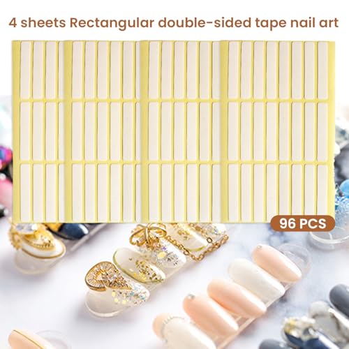 1696 Double Sided Tape for Press On Nails Stand - color: White, size: Large