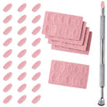 180 Grit Sandpaper Sheets Dual Ended Nail Cuticle Pusher Cuticle Cutter