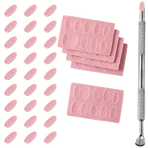 180 Grit Sandpaper Sheets Dual Ended Nail Cuticle Pusher Cuticle Cutter