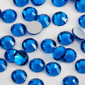 5000pcs SS6 Flatback Glass Rhinestones for DIY(Capri Blue) - color: Capri Blue, size: SS6-5000PCS