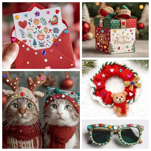 MYDBUYSOME 2774pcs Gem Stickers Jewels for Crafts, Adhesive Gems Rhinestone
